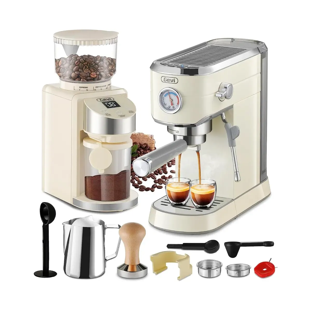 Gevi 20 Bar Compact Espresso Coffee Machine (20% Off)