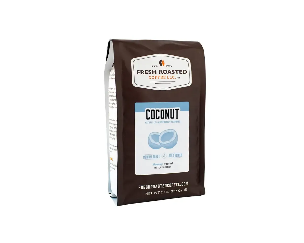 Fresh Roasted Coconut Flavored Whole Bean Coffee