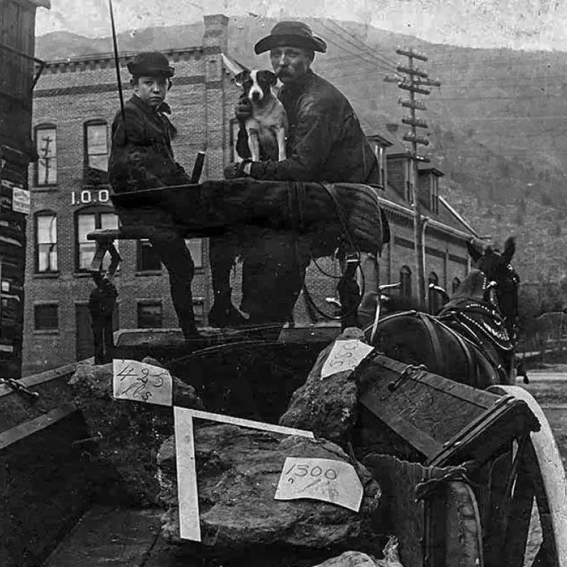 Silver mining in Aspen, 1894