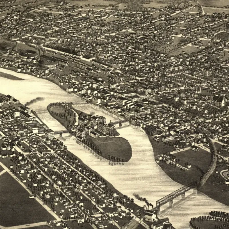 Aurora, Illinois in 1882