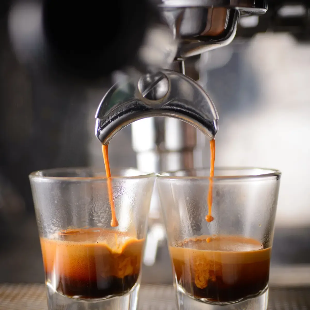 espresso machine brewing 2 espressos