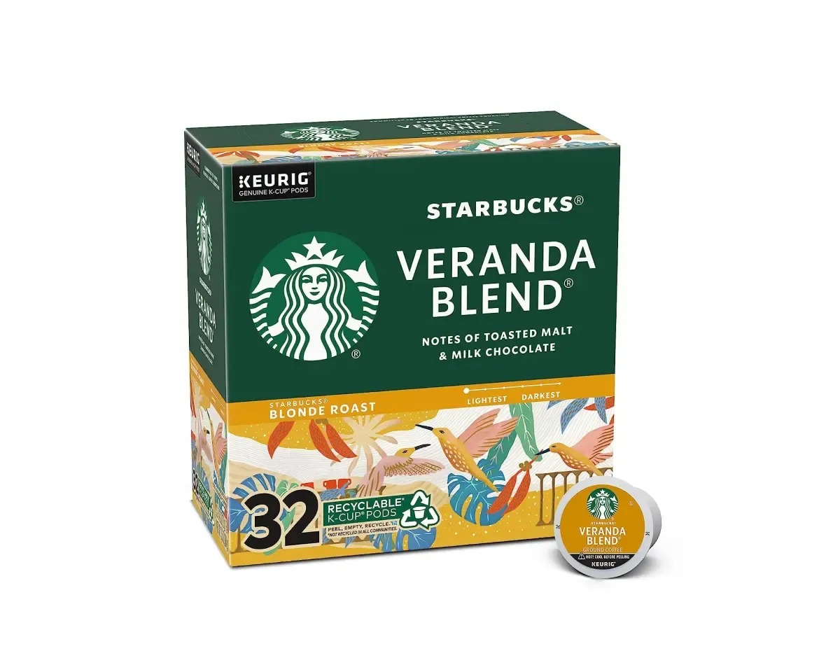 Starbucks Veranda Blend Blonde Roast K-Cup Pods