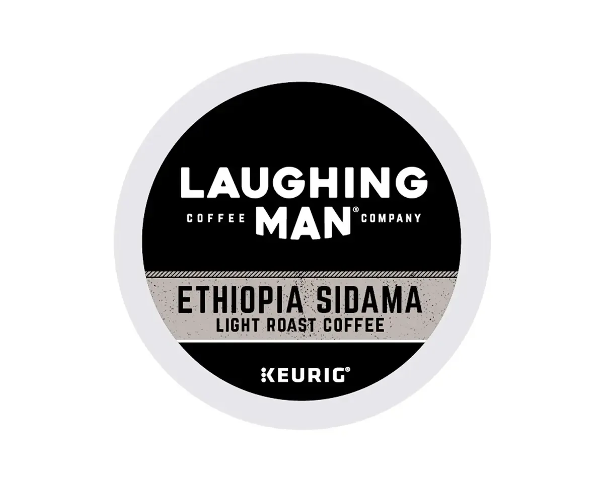 LAUGHING MAN Ethiopia Sidama Keurig Single-Serve K Cup Pods
