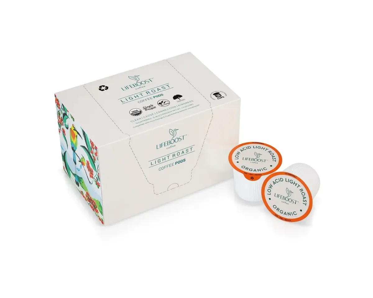 LifeBoost Coffee Light Roast K Cup