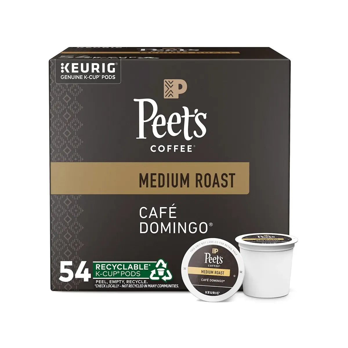 Peet's Coffee Medium Roast K-Cup Pods