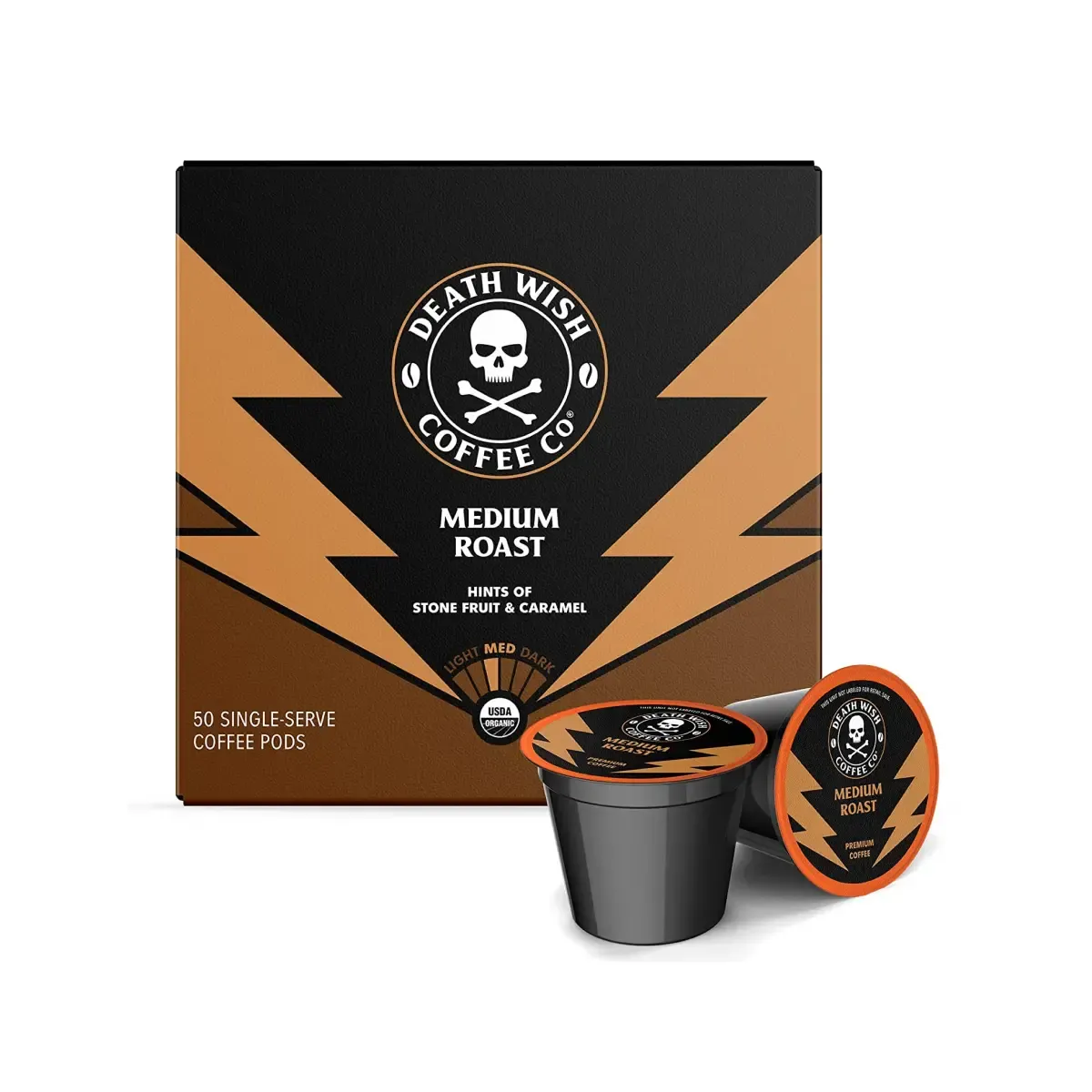 Death Wish Coffee Pods Medium Roast