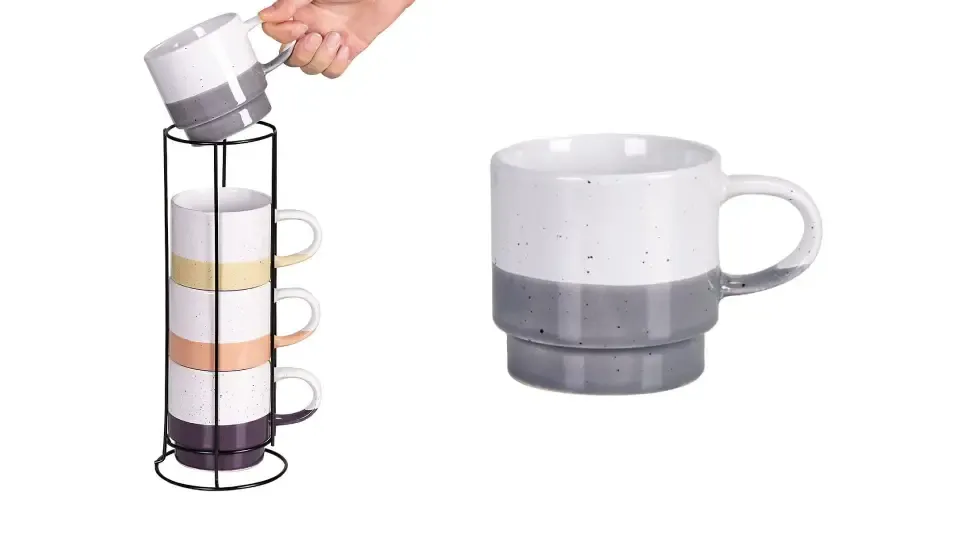 Stackable coffee mugs for under $20