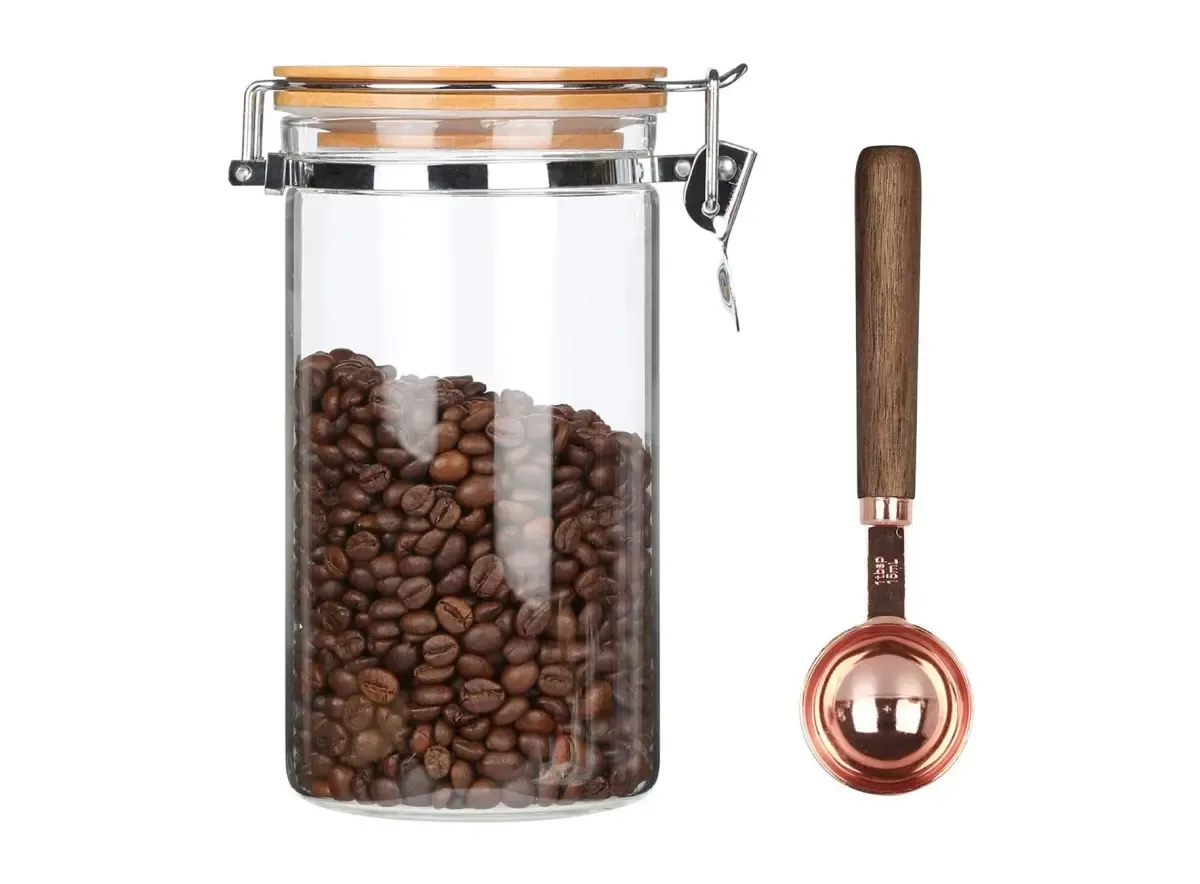 KKC Glass Jar with Spoon