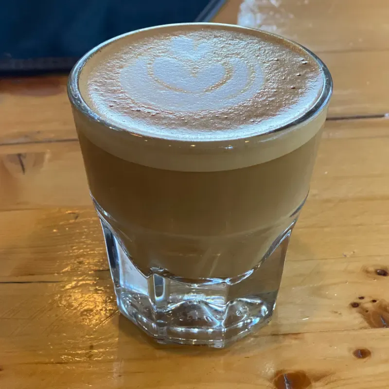 Piccolo in a shot glass