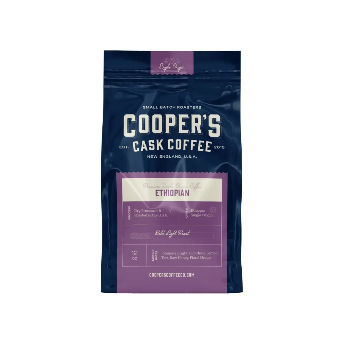 Cooper's Cask Coffee - Ethiopia Light Roast Coffee