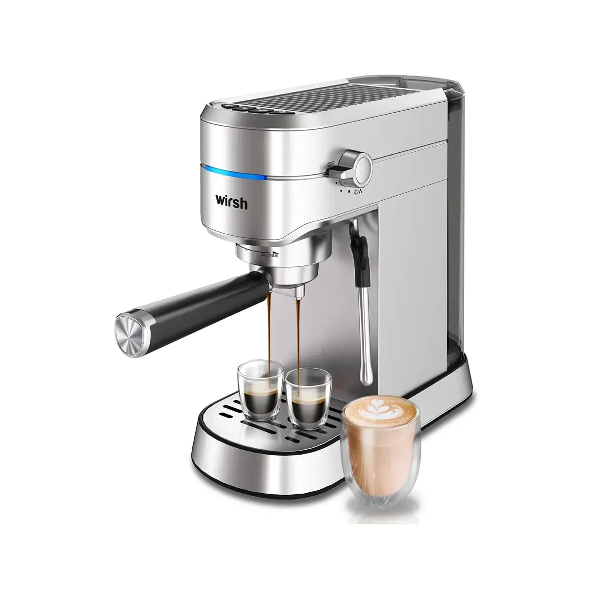 Wirsh Espresso Machine - 15 Bar Espresso Maker