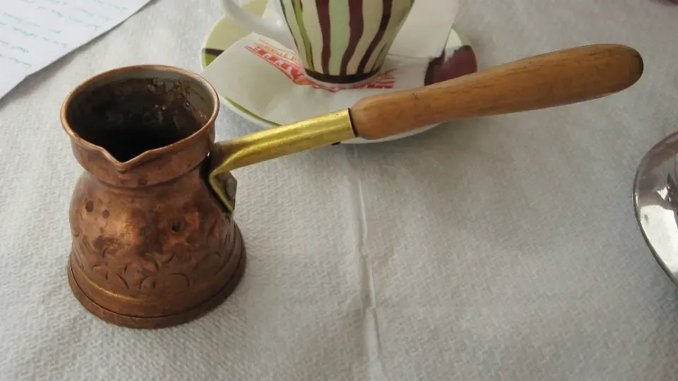 Briki to make Greek coffee