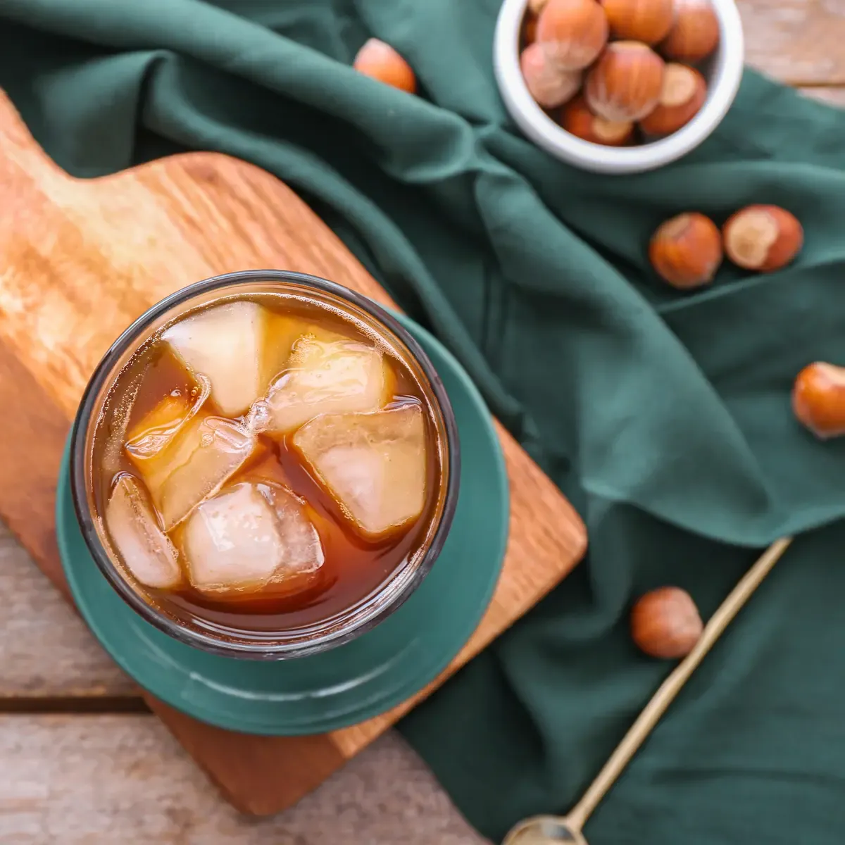 Hazelnut Iced Coffee