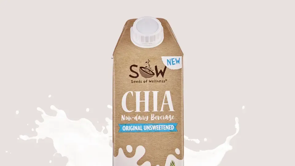 A picture of chia milk carton