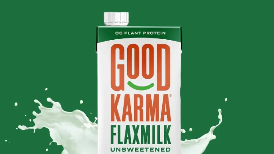 A picture of flax milk carton