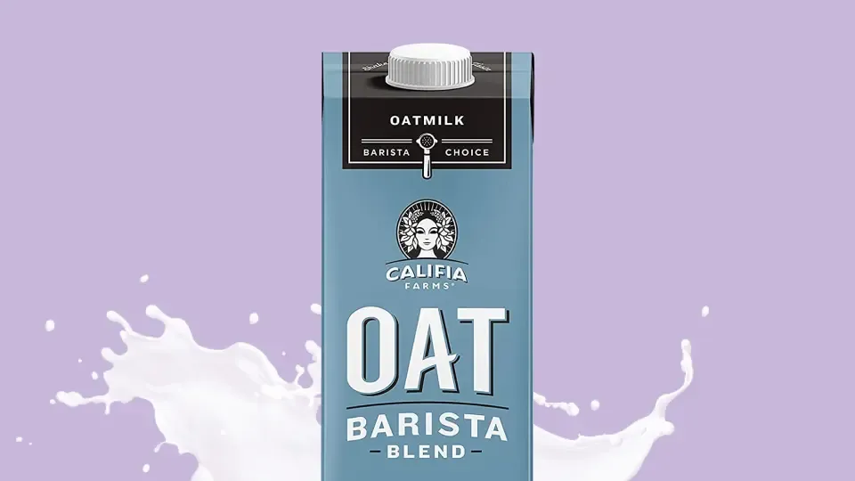 A picture of oat milk carton
