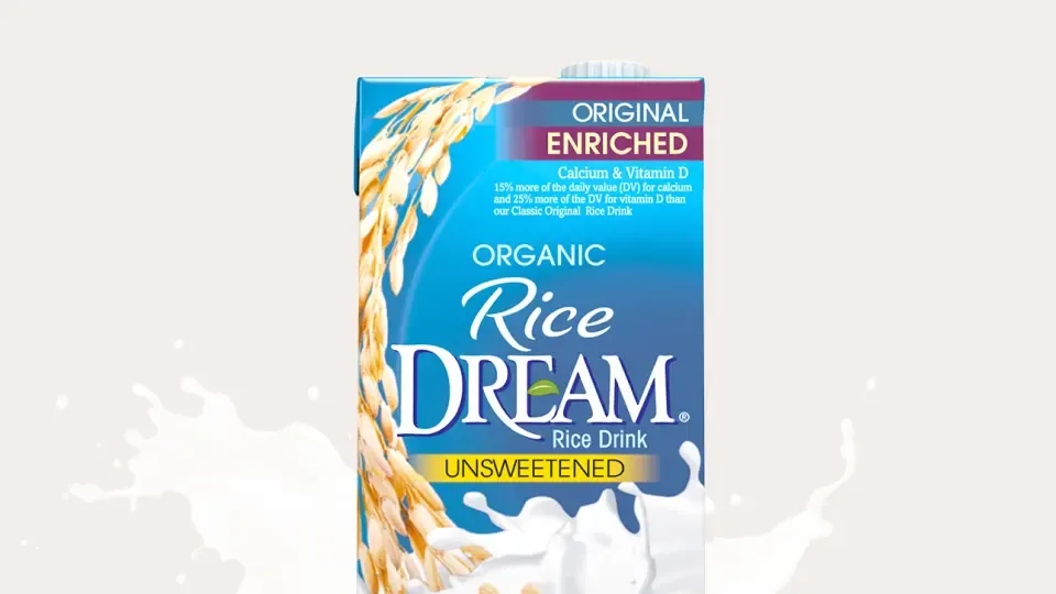 A picture of rice milk carton