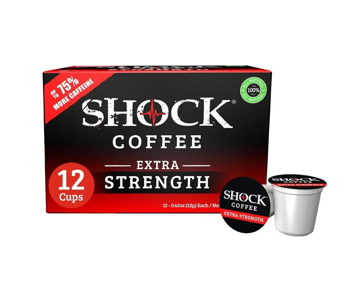 Shock Coffee Extra Strength Single Serve Cups
