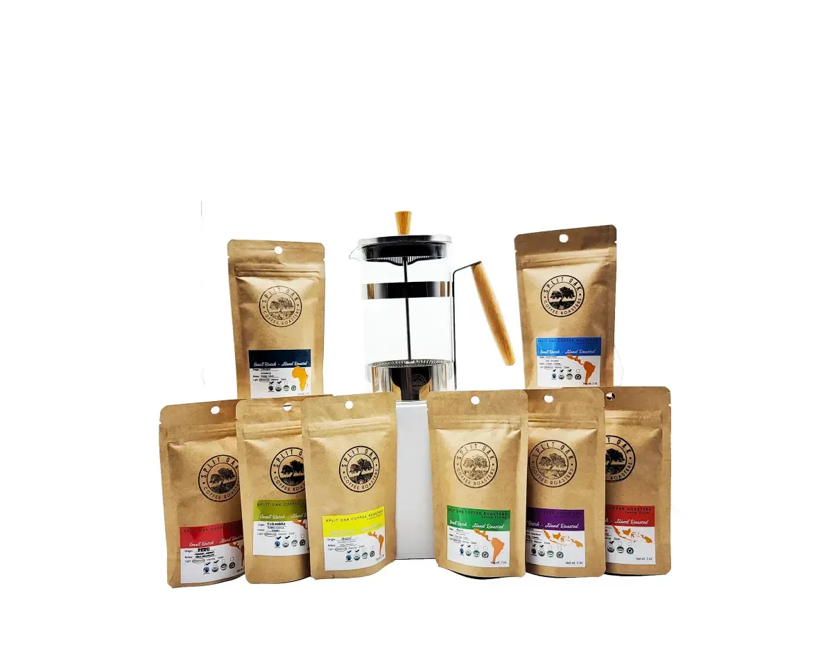 Split Oak Coffee Gift Box