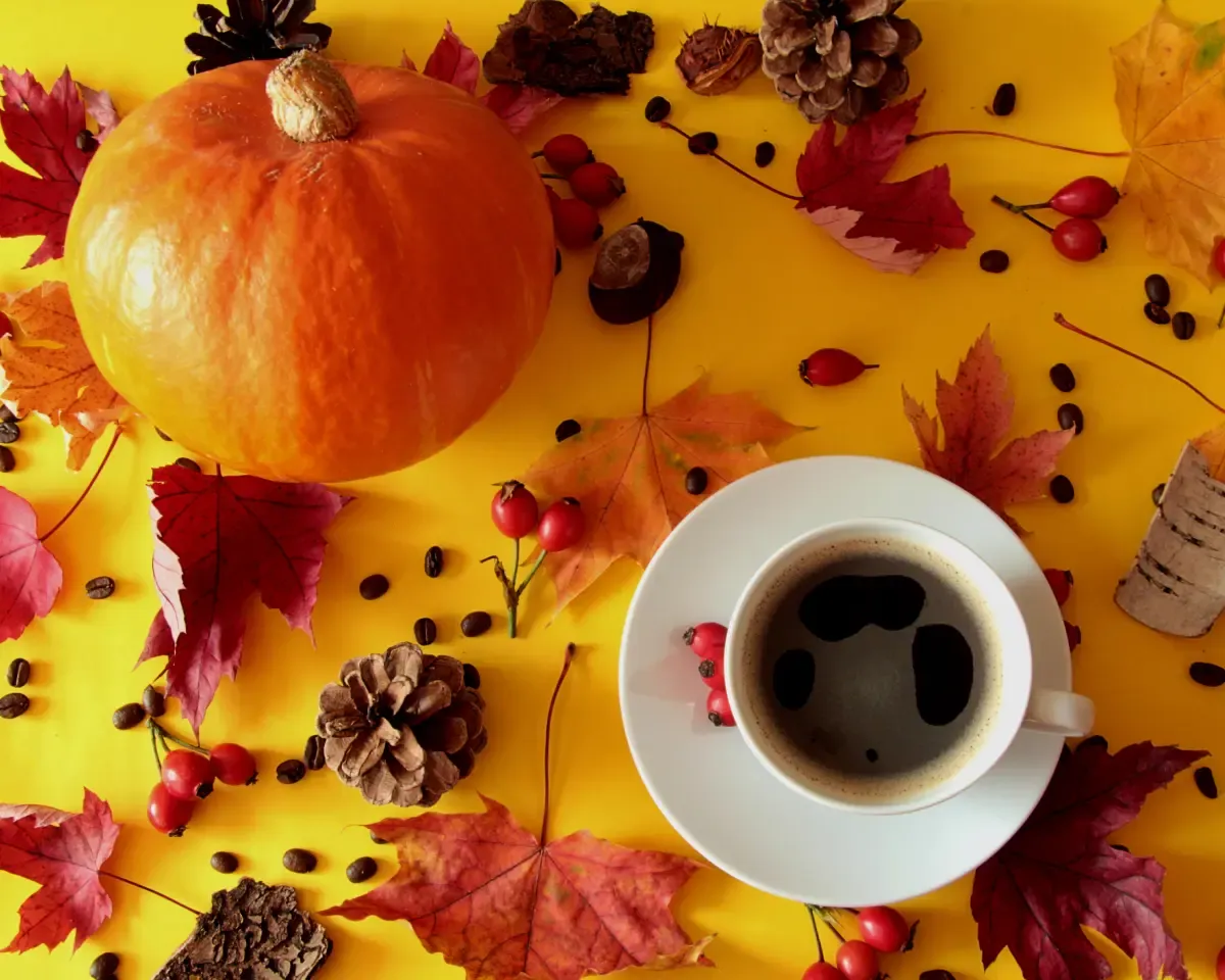 Pumpkin spice coffee