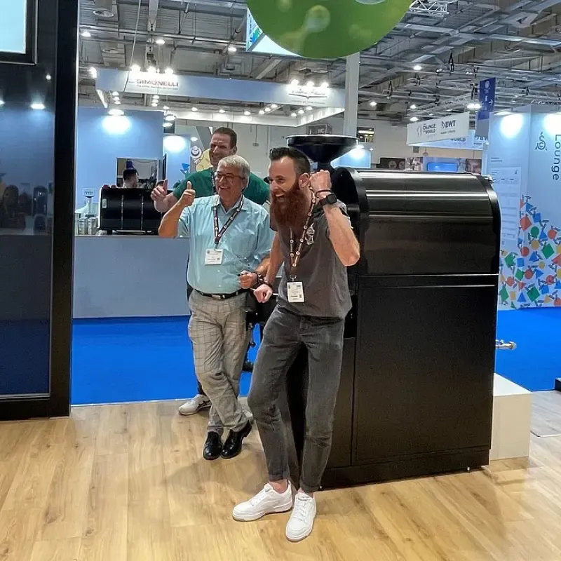 Probat team celebrating their award