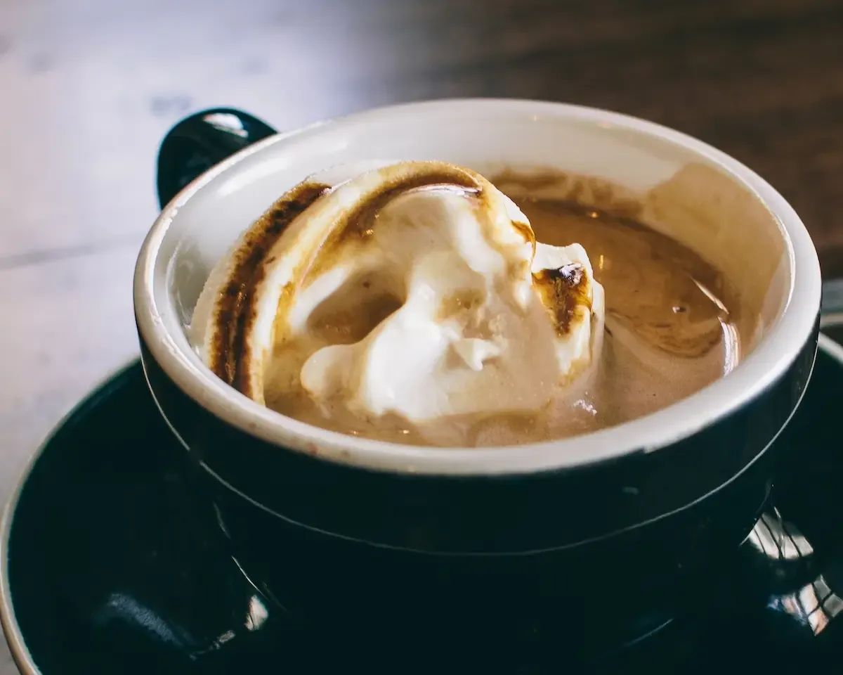 Affogato in a cup