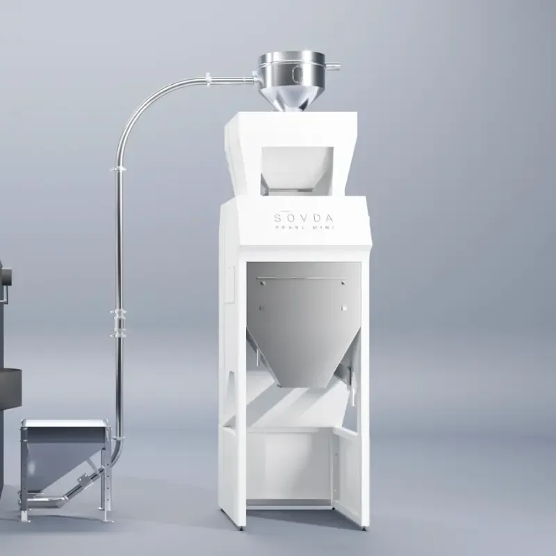 Sovda Pearl Mini connected to a roaster