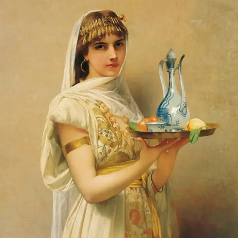 Housemaid, Jules Joseph Lefebvre, 1880, oil on canvas