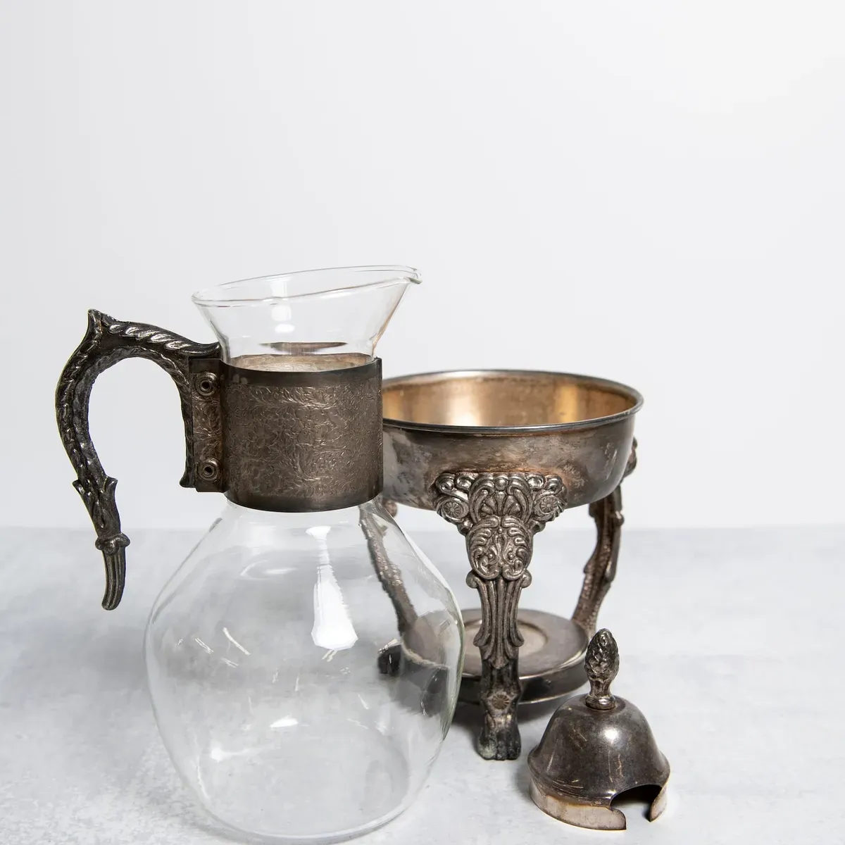 Vintage Glass Coffee Carafe