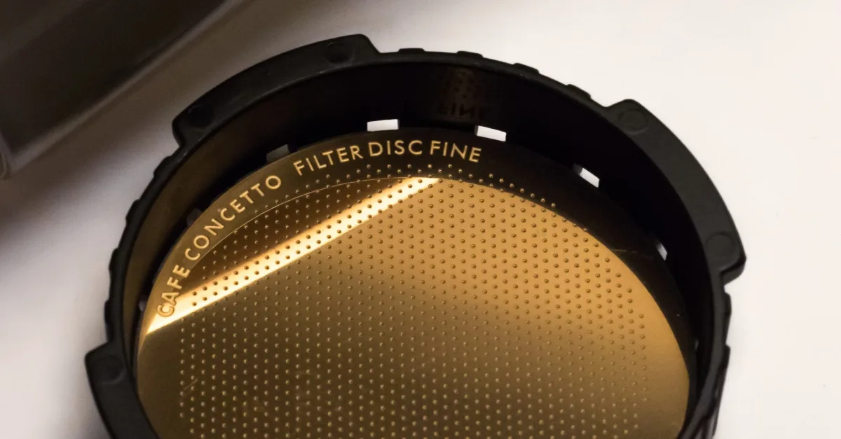 An example of an Aeropress filter