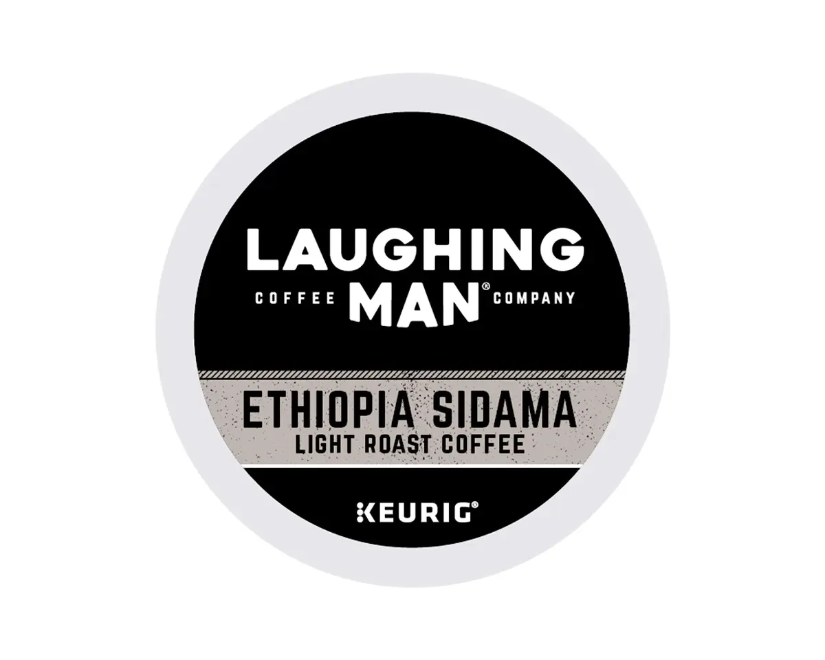 LAUGHING MAN Ethiopia Sidama Keurig Single-Serve K Cup Pods