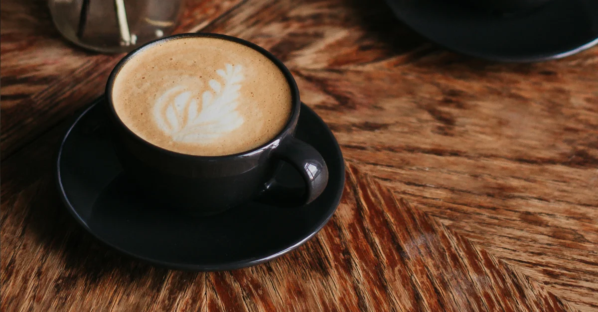 Brown sugar in a coffee