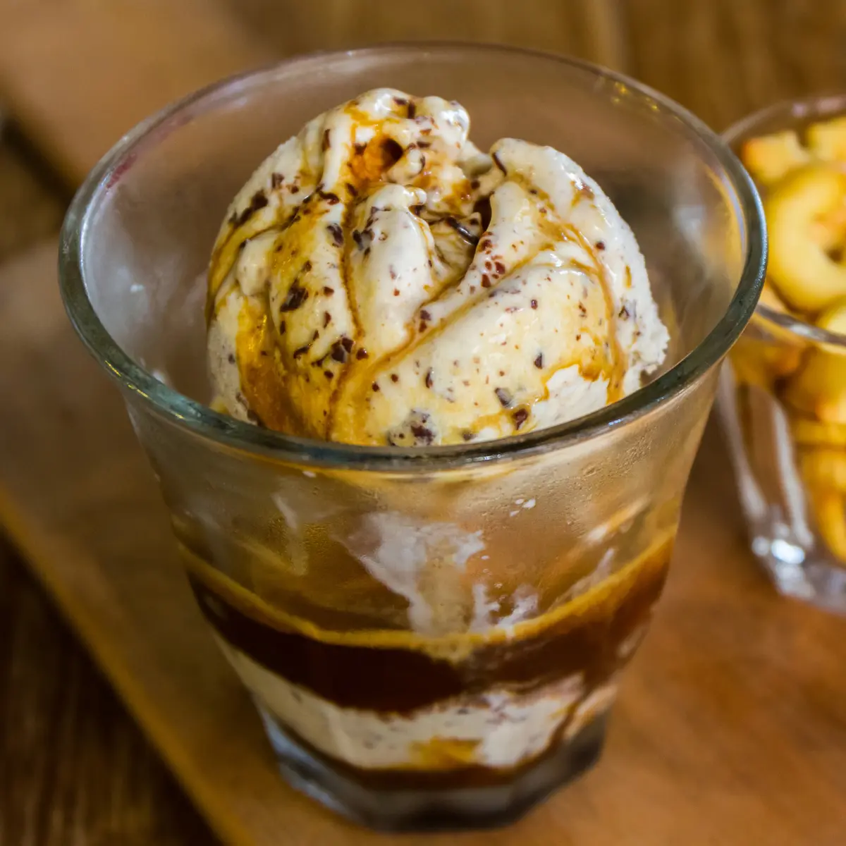 caramel affogato