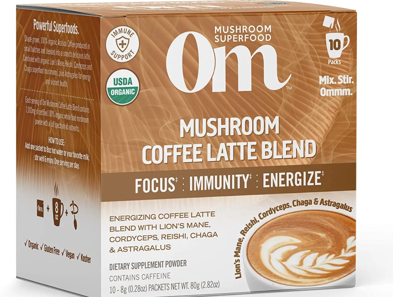 Om Mushroom Coffee Latte Blend