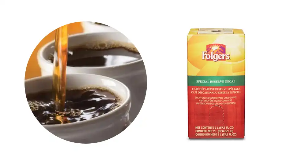 Folgers decaf concentrated coffee