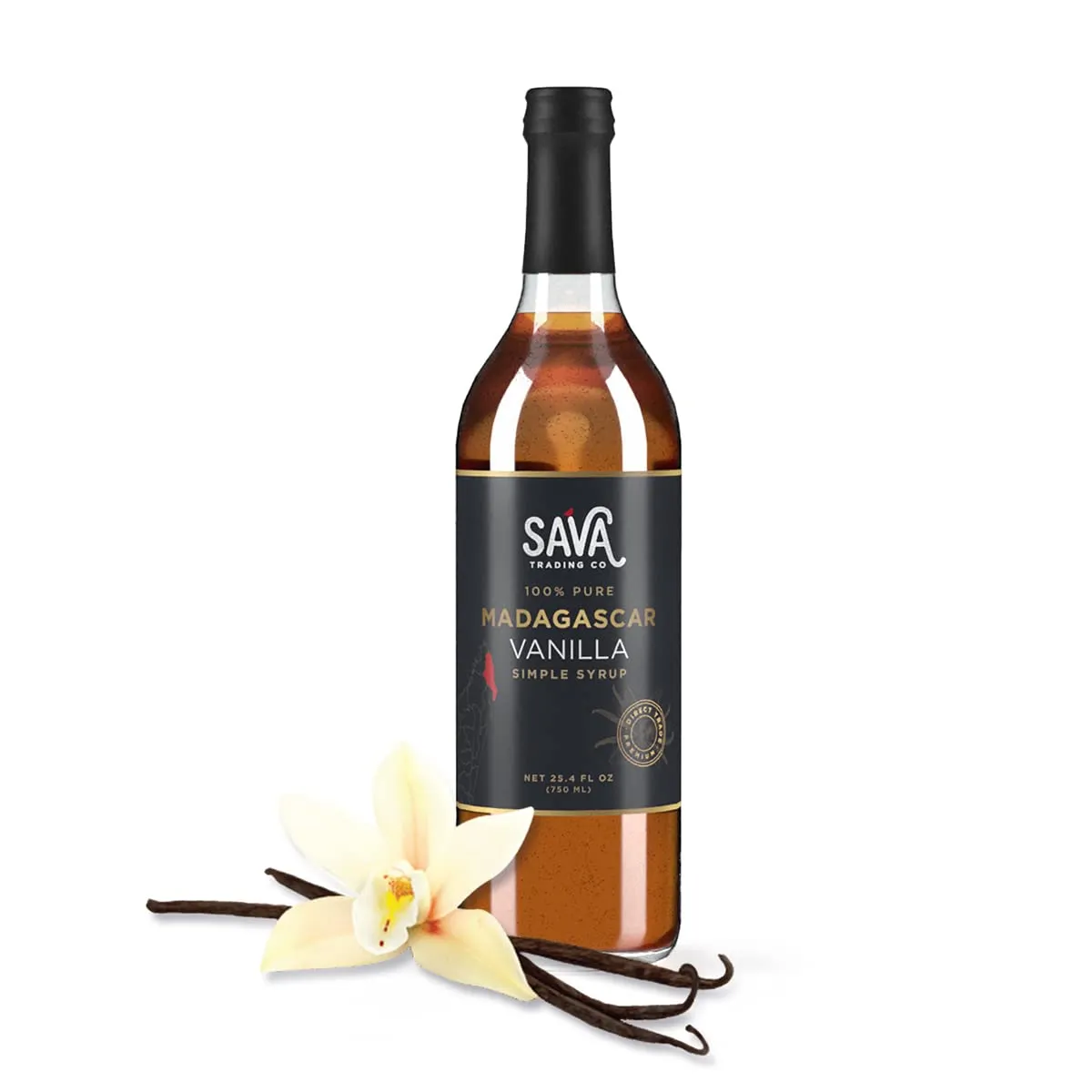 SAVA Madagascar Vanilla Bean Syrup