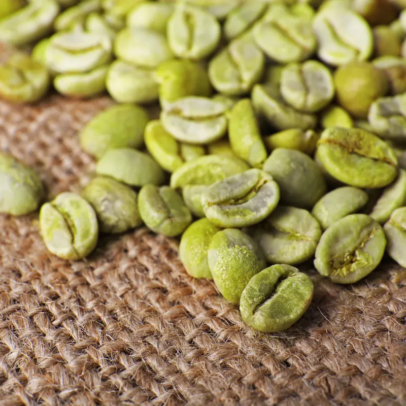 Green coffee beans