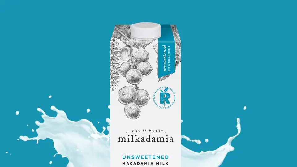 A picture of macadamia milk carton