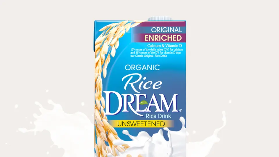 A picture of rice milk carton