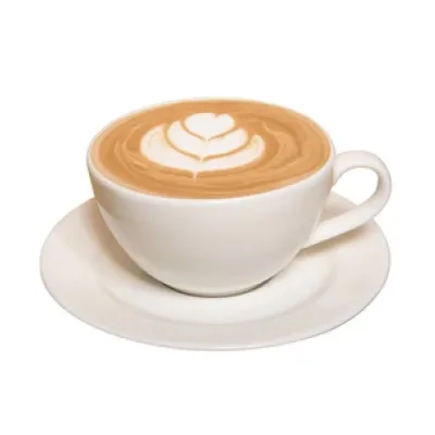 Coffee in a white cup