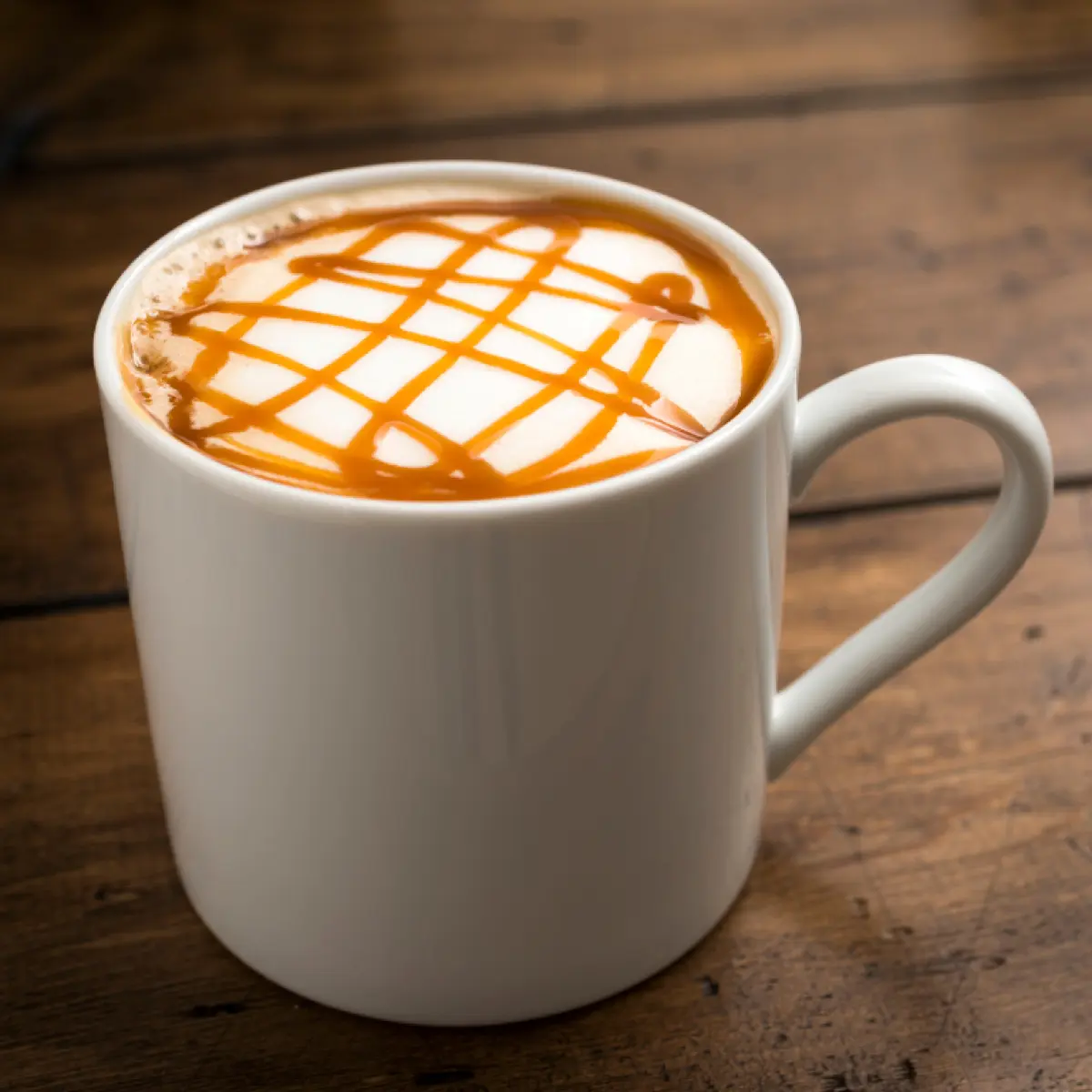Salted caramel coffee example
