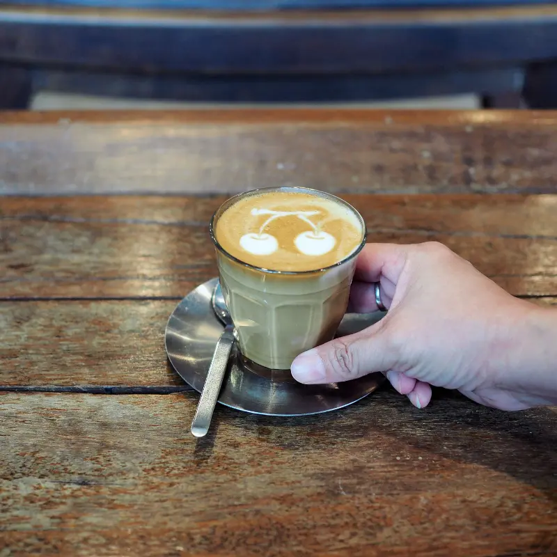 Cherry Blossom Flat White