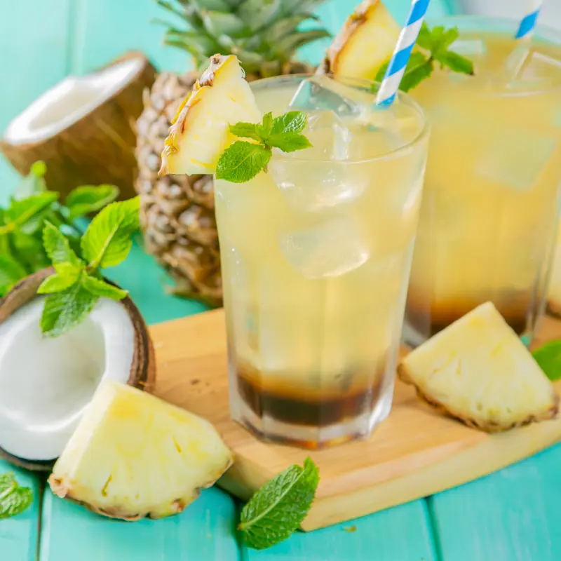 Ginger Pineapple Cold Brew Coffee