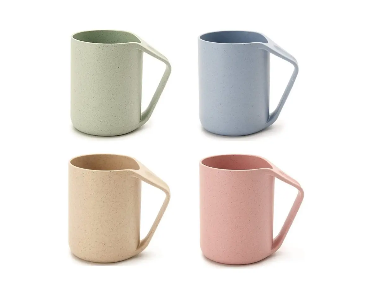 UPSTYLE Eco-friendly Wheat Straw Lightweight Cup Biodegradable Mug