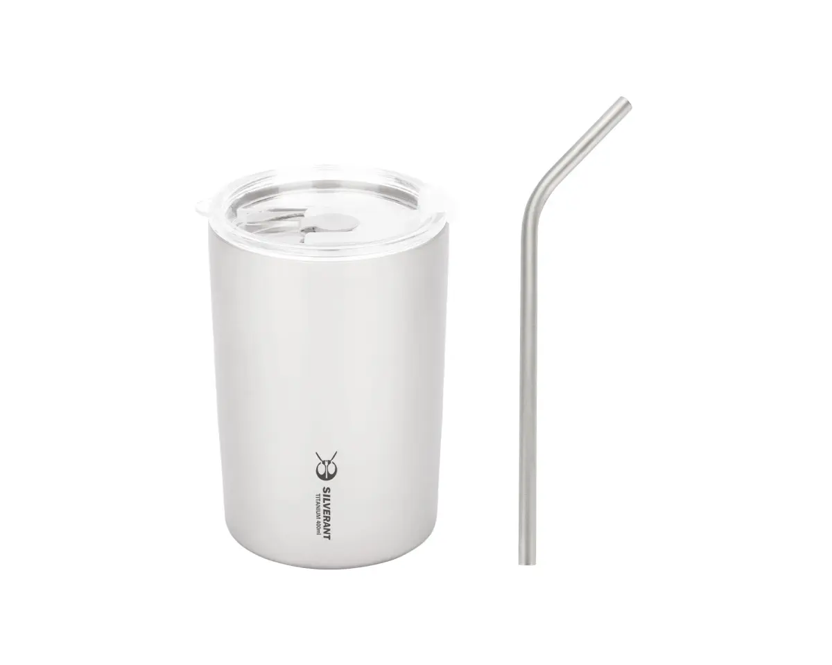 Silverant Ultralight Titanium Double-Wall Coffee Cup