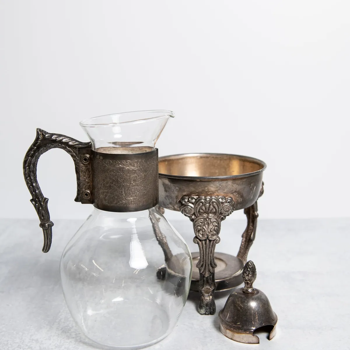 Vintage Glass Coffee Carafe