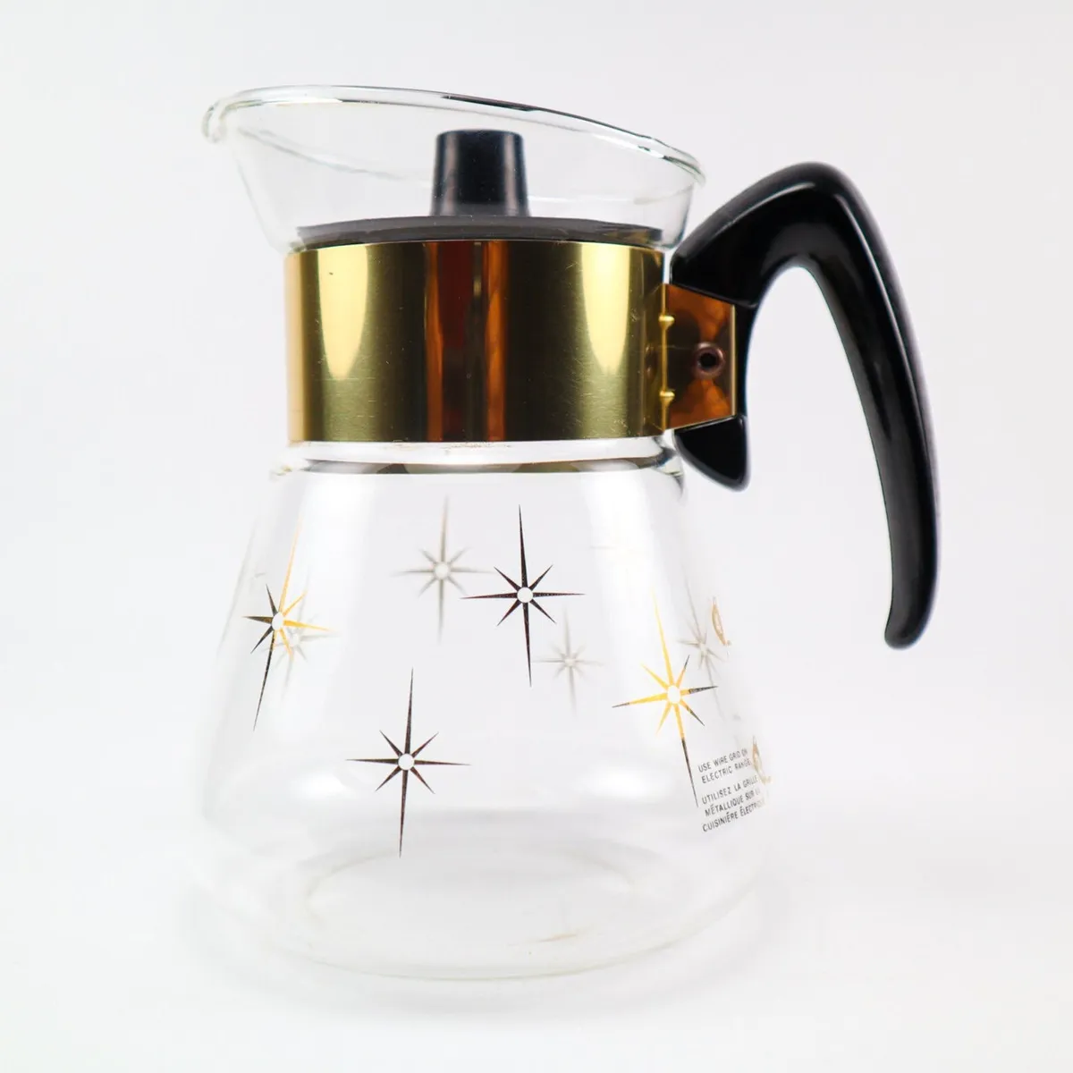 MCM Mid Century 4 Cups Corning Coffee Carafe