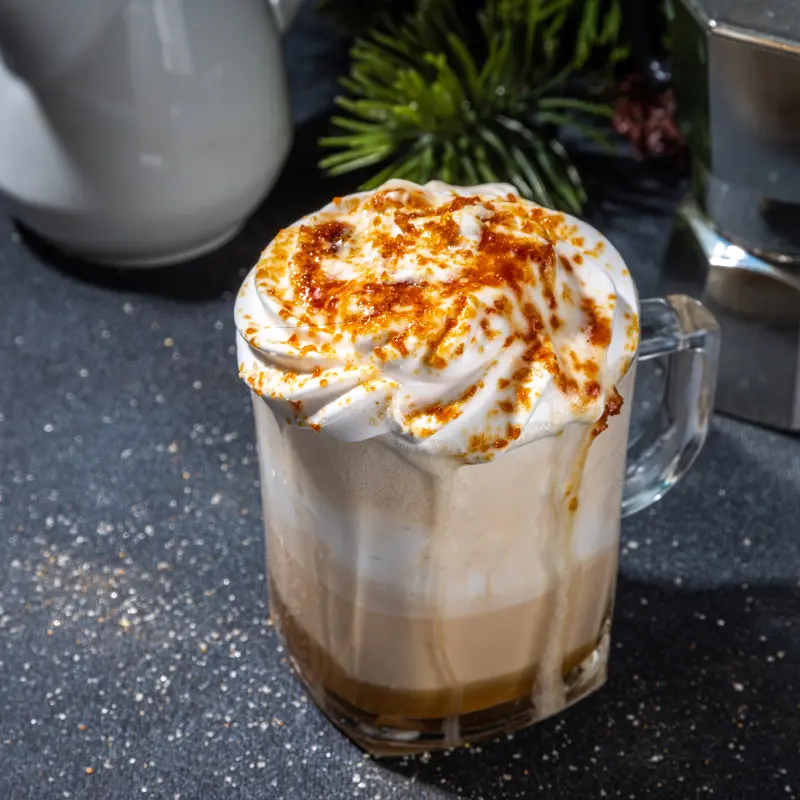 Salted caramel coffee